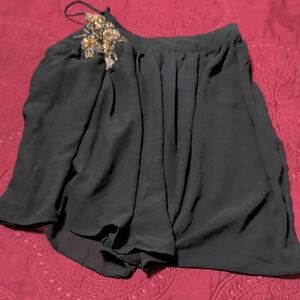 Angie Black Camosil with Embellished Accents